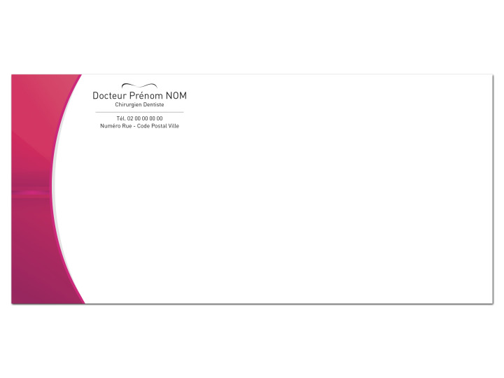 Carte de correspondance  FUSCHIA