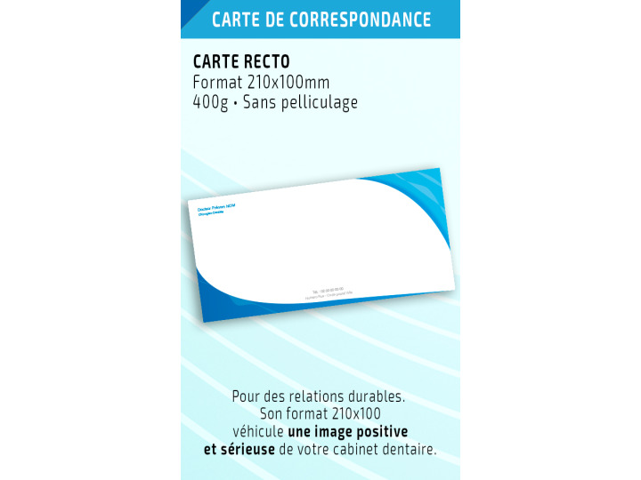 Carte de correspondance