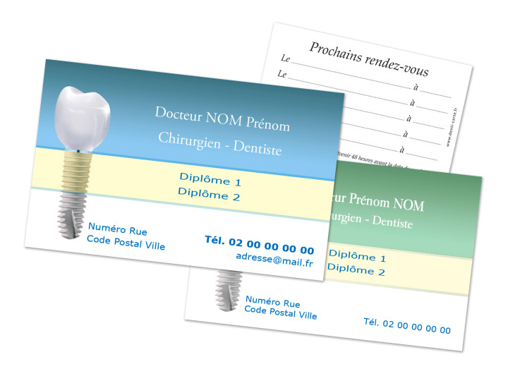 Carte de rendezvous  IMPLANT