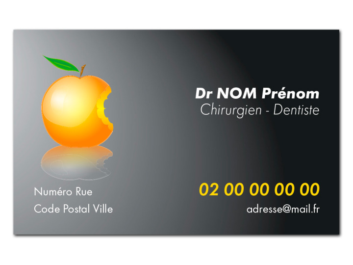 Carte de visite  ORANGE